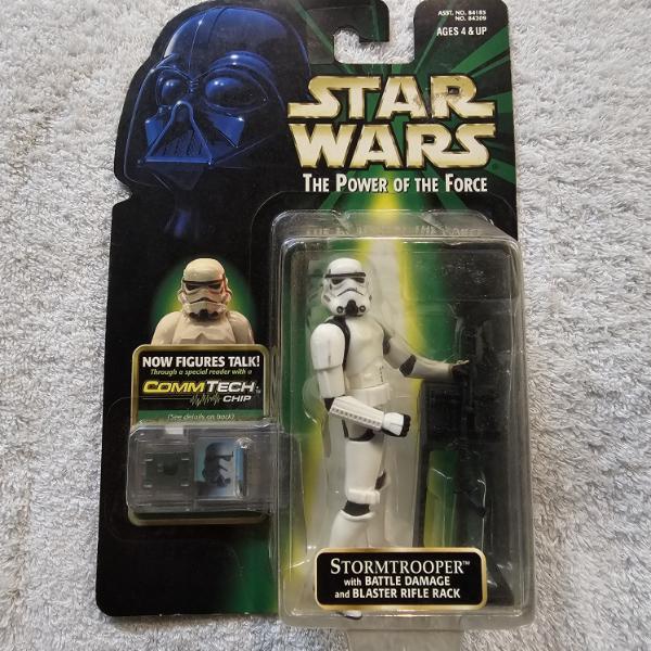 1999 Hasbro Star Wars "Power of the Force" Stormtrooper Action Figure NIB!!!