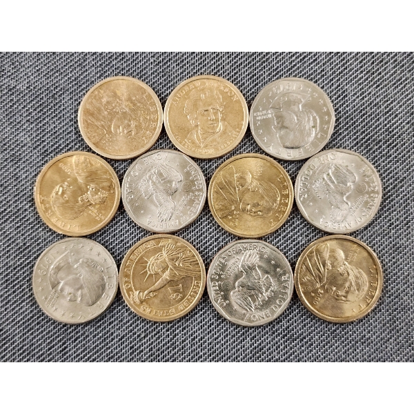 $11 Face Value in Assorted United States Dollar Coins