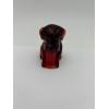 Image 4 : URANIUM Degenhart Glass Dog Red ~  BRILLIANT GLOW!