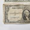 Image 4 : TWO United States Blue Seal *STAR NOTES* $1 Silver Certificates - Face Value $2.00