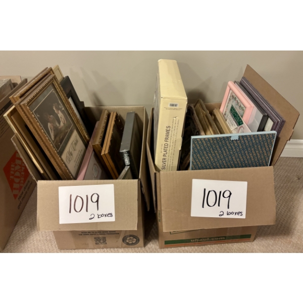 Box Lot Picture Frames 