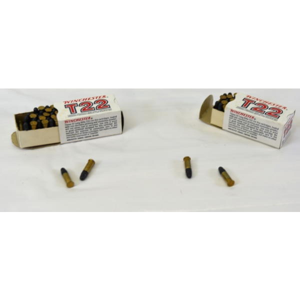 90 Rounds Winchester T22 Target Velocity Rim Fire Ammunition 