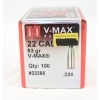 Image 2 : 85 Rds. Hornady V-Max 22 CAL. 53gr Bullets 