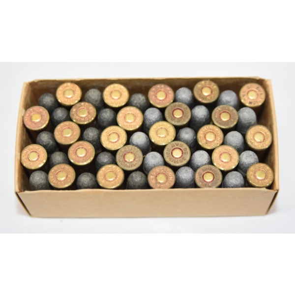 50 Pieces Dominion 38 S&W 145gr Lead Factory Bullets