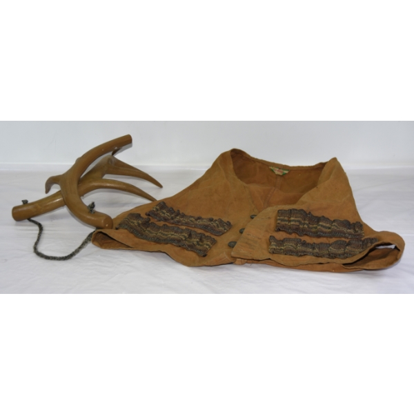 Kids Hunting Vest & Plastic Antlers