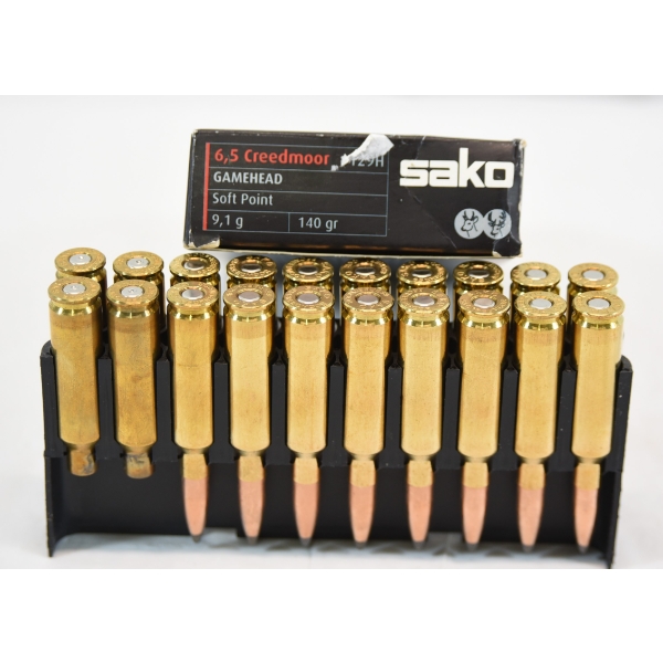 20 Rounds Sako Gamehead 6,5 Creedmoor 140gr. Ammunition