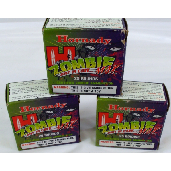 75 Rounds Hornady Zombie Max 9mm Luger 115gr Ammunition 