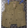 Image 3 : Vintage Military Surplus Olive Wool Vest & Command  Military Uniform Pants 