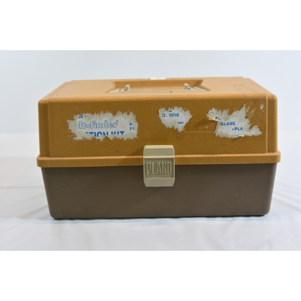 Plano Tackle Box w/ Flies, Line, Scale & Gear