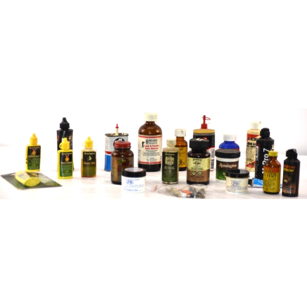 Box Lot Lubricants ,Gun Cleaning supplies 