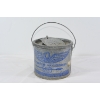 Image 2 : Vintage Fenwick Wood Stream Galvanized Minnow Bucket & Hardware 
