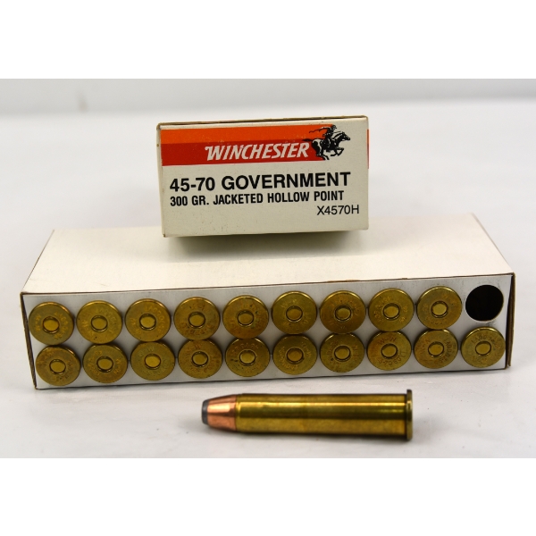 20 Rounds Winchester Super-X 45-70 GOVT 300gr JHP Ammunition 