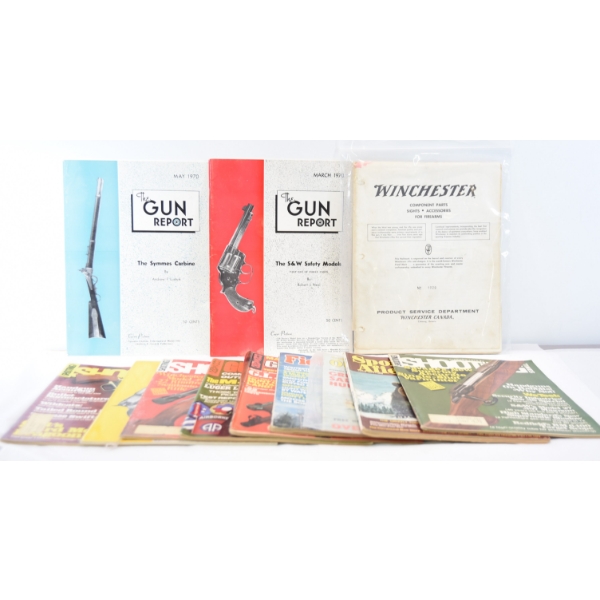 Box Lot Gun Magazine/Catalogue Books 