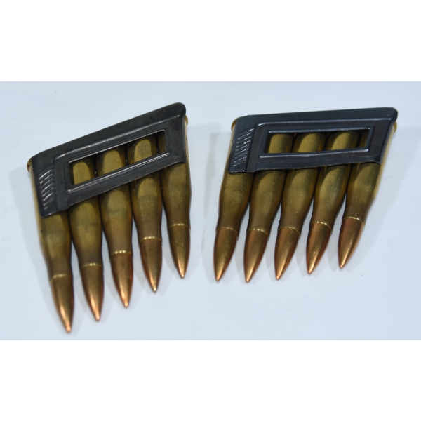 Rare 10 Rounds 8x56 R Austrian Hungarian Mannlicher 8mm M31 HS 1938 Ammunition 
