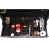 Image 3 : Box Lot  Black Tackle Box & Fishing Supplies 