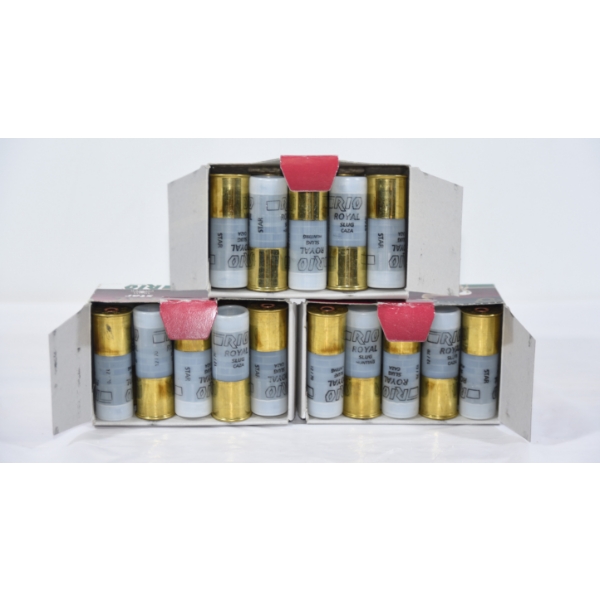 30 Rounds Rio Royal Star 12 Gauge 2 3/4" Slug Ammunition 