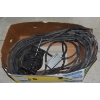 Image 1 : Black Extension Cord with Outlet Box & 6 Plug Surge Bar 