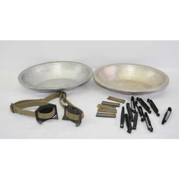 2 Metal Dishes & Accessories