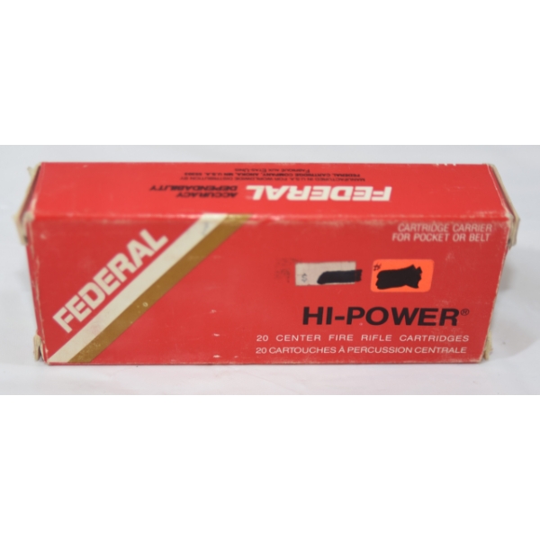 20 Rounds Federal 7.62 x 39mm 123gr Soviet S.P Ammunition 