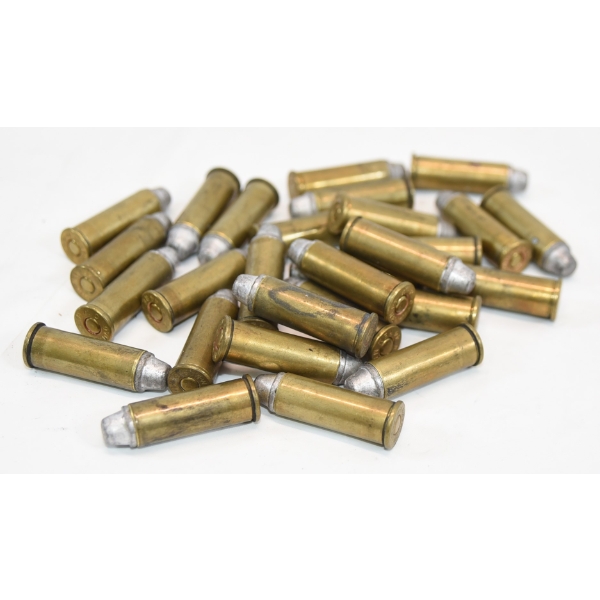 25 Rounds Assorted Brands .44 Rem Mag Caliber SWC Lead Reloaded Ammunition