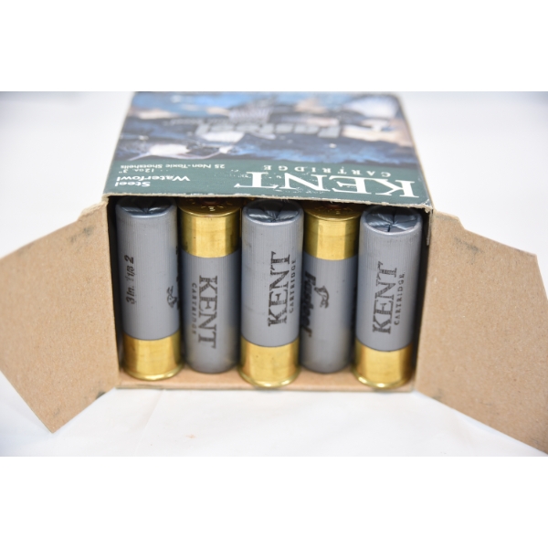 25 Rounds Kent Cartridge Fasteel 12 Gauge 3" #2 Ammunition