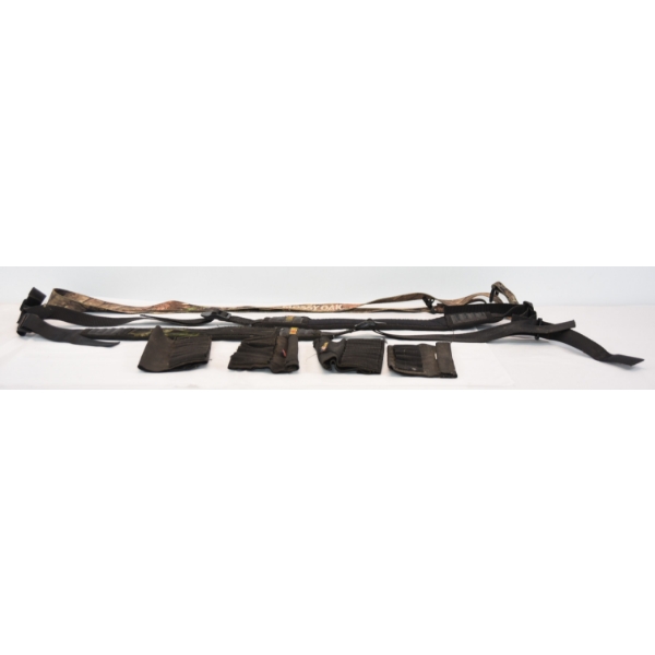 Box Lot Slings & Ammunition Pouches