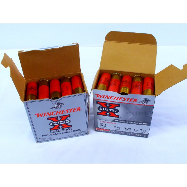 50 Rounds Winchester 12ga 2 3/4" 1 1/4oz 7 1/2 Factory Heavy Shotshells