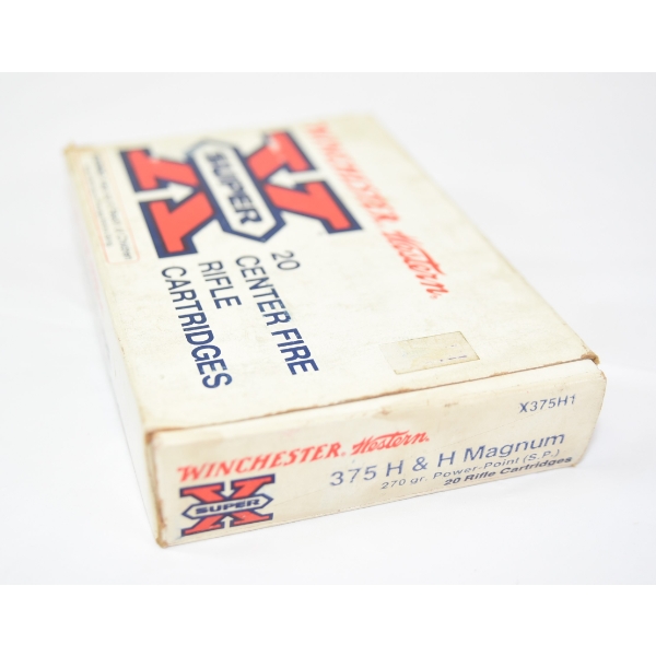 20 Rounds Winchester Super X 375 H&H Magnum 300gr. Ammunition