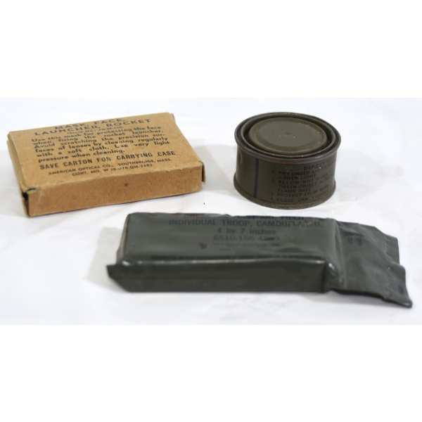 Military Fuel Tin & Dressing , First Aid, Field & Face Mask 