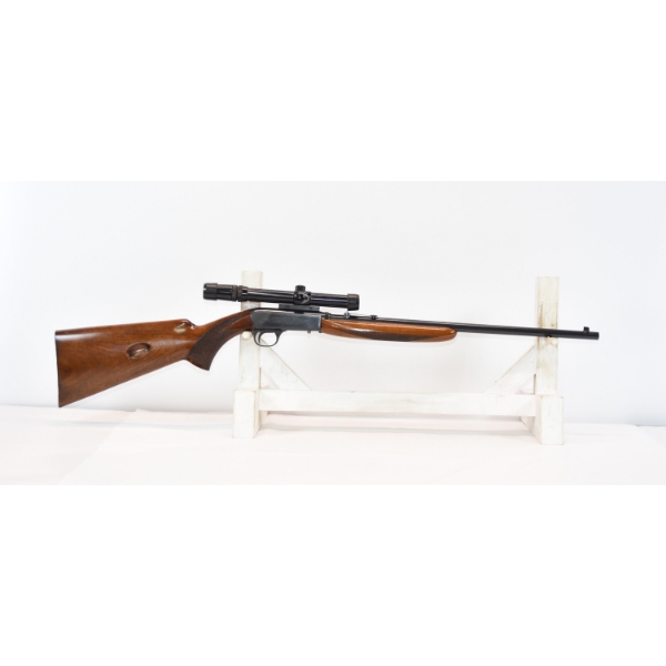 Browning SA22 Semi Automatic .22 LR Caliber Rifle With Scope