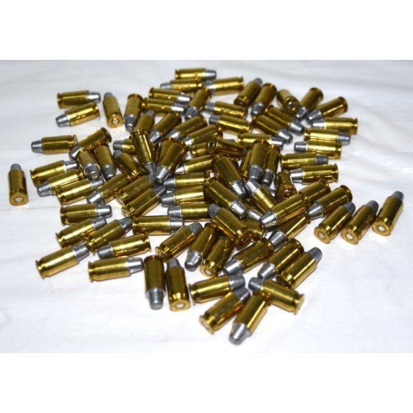 89 Rounds 45 ACP Lead 185 Gr S.W.C. Match Reloaded Ammunition
