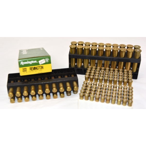 140 Pieces Assorted Remington Shot Brass