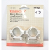 Image 3 : 1-Set Tasco Silver 1' Rings, 1- Set Tasco Silver 1" Rings 3/8" Groove