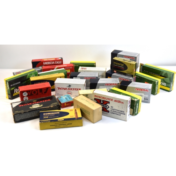 Box Lot Empty Mixed  Ammunition Boxes