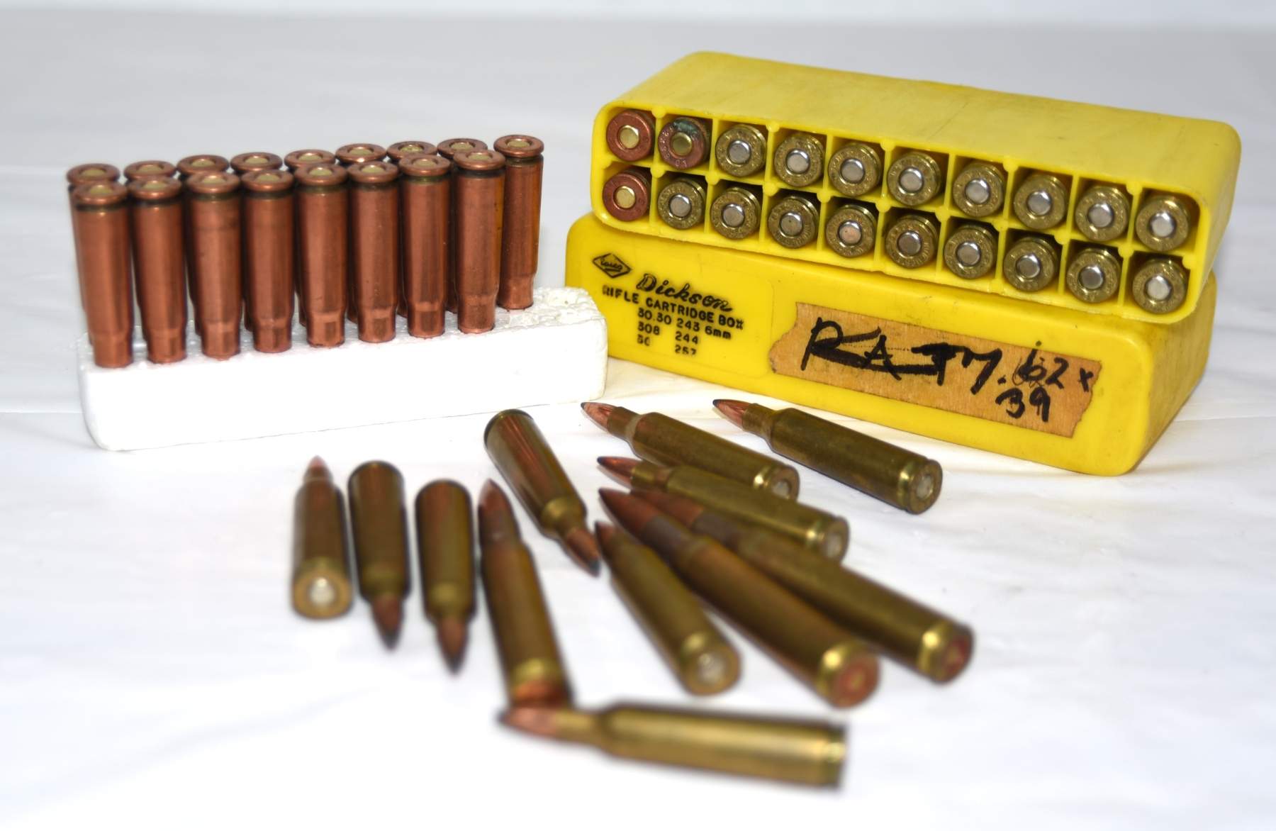 Ac 39 Sim Rounds 39 Rounds Assorted Brands & Caliber Rifle Rounds - See Description