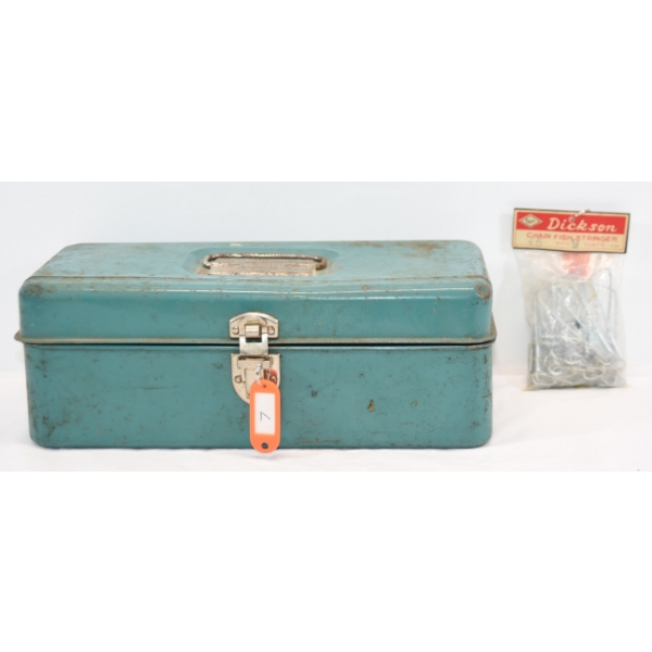 Box Lot Fish Stringer & Tackle Box 