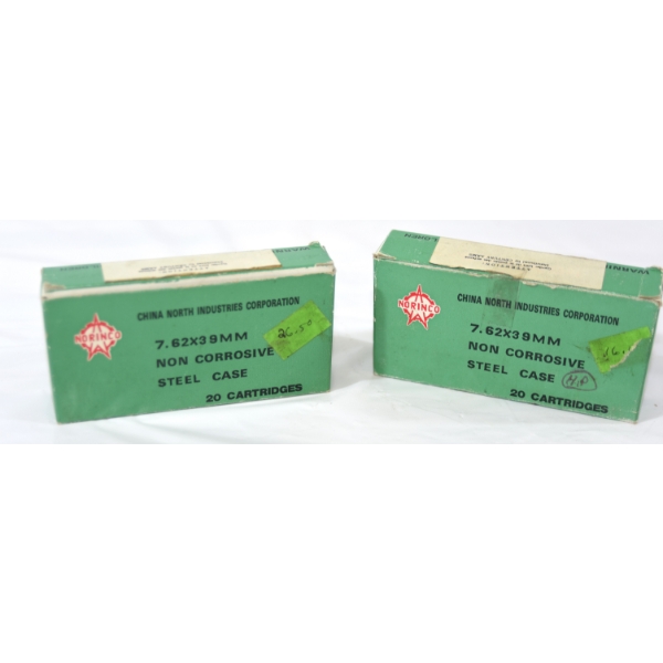 40 Rounds Norinco 7.62 x 93mm Ammunition 