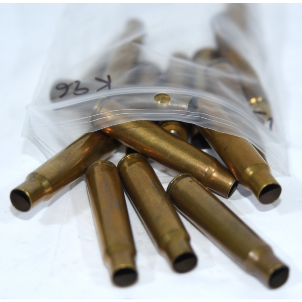 15 pieces Winchester 8mm Mannlicher Schoener Commercial Shot Brass