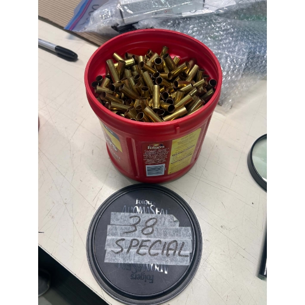 Coffee Can Full Of  38 SPL Brass