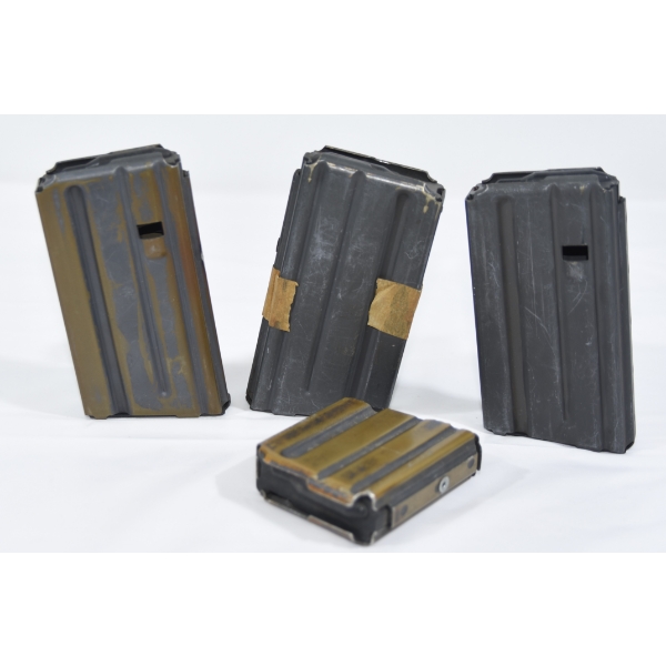 4 AR15 Magazines Pinned In .223 Caliber