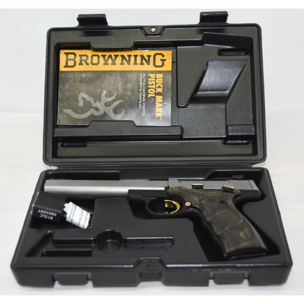 Browning Buck Mark UDX Semi Automatic .22 LR Caliber Handgun With Box