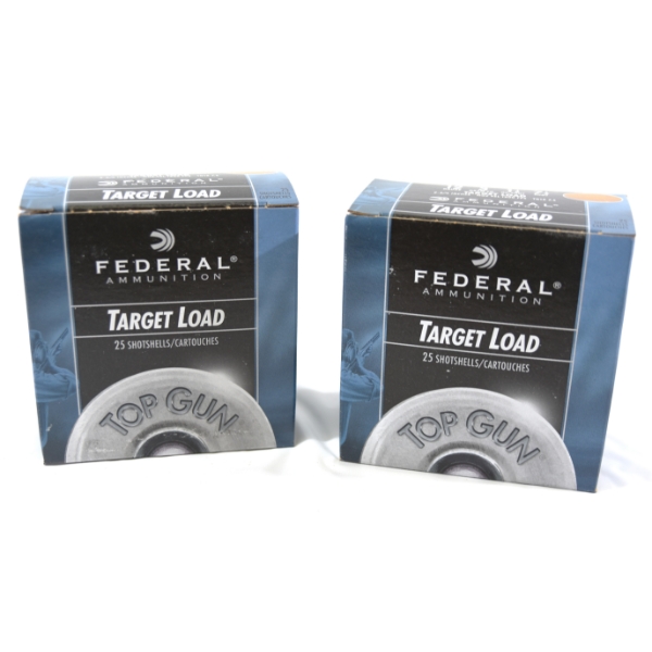 50 Rounds Federal Shot Shell 12 Gauge 2 3/4 " 3 Dram EQ. 1 1/8 Oz. Shot 7 1/2 Shot Ammunition 