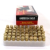 Image 1 : 50 Rounds American Eagle 9MM Luger 115 Grain Full Metal Jacket Ammunition 