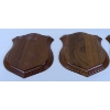 Image 3 : 3 Walnut Antler Shields 