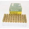 Image 1 :  50 Rounds Remington 38 Auto Colt 130gr M.C. Factory Ammunition