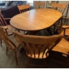 Image 2 : Wooden Dining Room Table with Chairs 