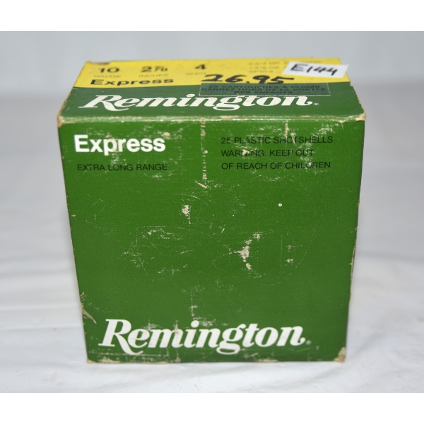 25 Rounds 10ga 2 7/8oz # 4 Remington Express  Ammunition