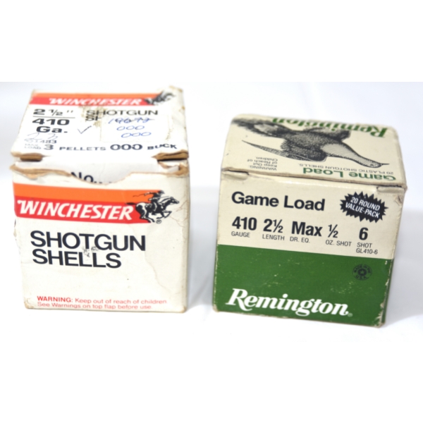 43 Rounds Assorted 410 Gauge 2 1/2 Shot Shell