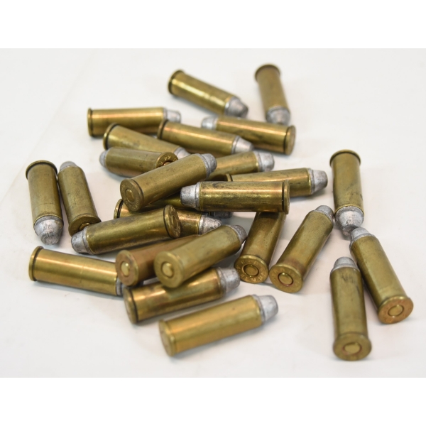 25 Rounds Assorted Brands .44 Rem Mag Caliber SWC Lead Reloaded Ammunition