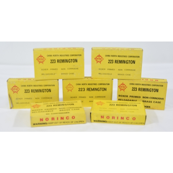 140 Rounds .223 Rem Caliber Ammunition